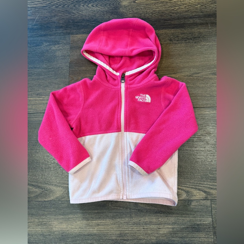 The North Face Kids' Pink Fleece Hoodie